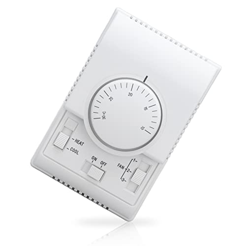 Thermostat non programmable à montage mural chaud et froid AC
