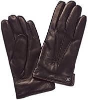 Hickey Freeman Men's Leather Glove with Cashmere Lining