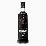ERISTOFF Black Wild Berry Premium Vodka Spirit Drink, 18 % Vol, 70cL / 700mL, Vodka con sabor a frambuesa y grosella negra
