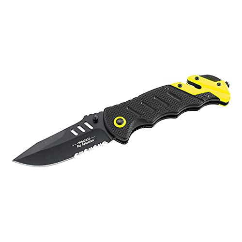 Herbertz TOP-Collection Rettungsmesser schwarz Länge geöffnet: 21.3 cm, 528612