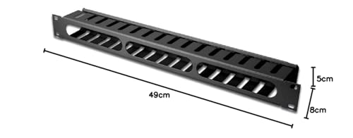 Panneau de gestion des câbles 19" Equip 327313 pour optimiser le home studio - 3