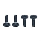 Zoegneer Lot de 4 vis Torx pour grille de capot 6509190AA 06509190AA pour Jeep JK 2007 2018 Sport Unlimited 3,6 L V6 3,8 L V6 en plastique noir