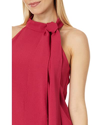 Image of Vince Camuto Women's Sleeveless Halter Tie Neck Shift Mini Dress