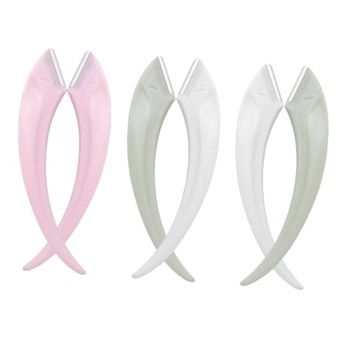 IWOWHERO 6Pcs Eyebrow Shaver Portable Facial Hair Razors for Women Stainless Steel Eyebrow Trimmers for Eyebrow Shaping and Facial Grooming