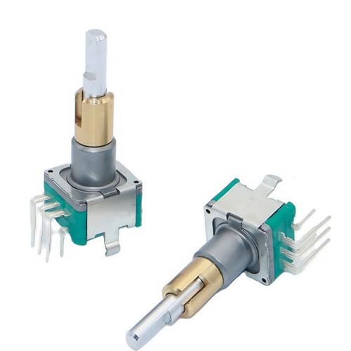 Encodeur rotatif double bouton EC11EBB24C03 axe 30 positions capuchon aluminium 25 mm - 4