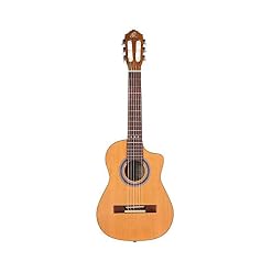 Ortega Guitars Guitare Concert Electro-acoustique Série Requinto – corps profond – Housse incluse – cèdre massif / sapele (RQ39E) - Les Beatles, Paul McCartney, John Lennon, RIngo Starr, George Harrison Ortega Guitars Guitare Concert Electro-acoustique Série Requinto - corps profond - Housse incluse - cèdre massif / sapele (RQ39E) – Image 2