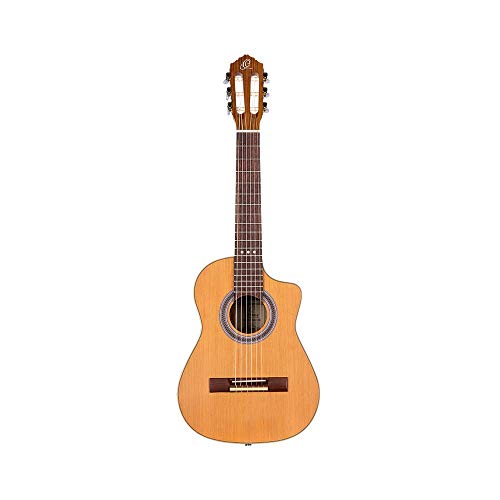 Ortega Guitars Guitare Concert Electro-acoustique Série Requinto – corps profond – Housse incluse – cèdre massif / sapele (RQ39E) - Les Beatles, Paul McCartney, John Lennon, RIngo Starr, George Harrison Ortega Guitars Guitare Concert Electro-acoustique Série Requinto - corps profond - Housse incluse - cèdre massif / sapele (RQ39E) – Image 3