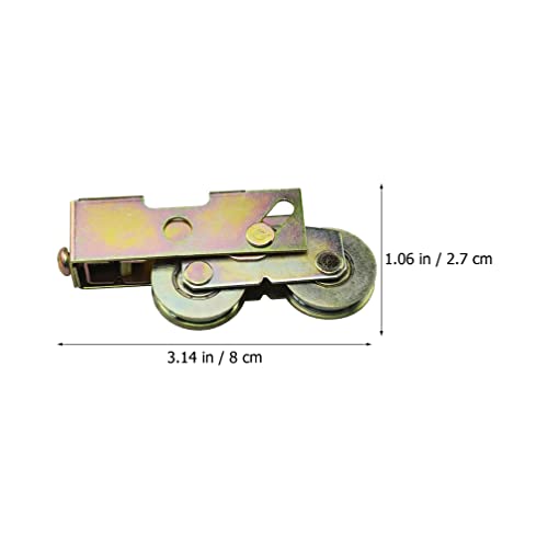 LIFKOME 1-1/4 Inch Steel Ball Wheel Bearing Sliding Door Roller Pulley Hardware Accessories for Patio Doors Window Doors Cabinet Tracks Smooth Low Noise - Image 2