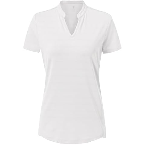 Gopune Women's V Neck Golf Polo Shirt Cover