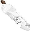 NEWDERY Charger for Apple Watch Portable iWatch USB Wireless Charger, Travel Cordless Charger with Light Weight Magnetic Quick Charge for Apple Watch Ultra2/1 Series 10 9 8 7 6 5 4 3 2 1 SE, White