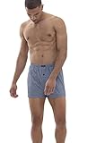 Mey Tagwäsche Serie Bilund Herren Boxer-Shorts Yacht Blue M(5)