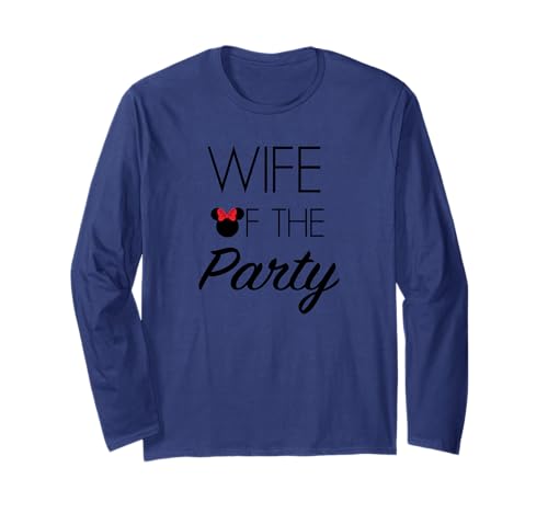 T-shirt Disney Minnie Wife of the Party manches longues idée cadeau anniversaire future mariée