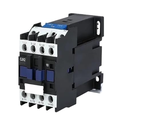 Contacteur CJX2-0901Z DC220V triphasé 9A pour rail DIN bobine courant continu