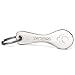 Produktbild FABACH Trolley Spoon Einkaufswagenlöser Schlüsselanhänger - Einkaufswagenchip abziehbar aus Metall - Einkaufschip für Einkaufswagen, kein Steckenbleiben im Pfandschloss - Schutzengel