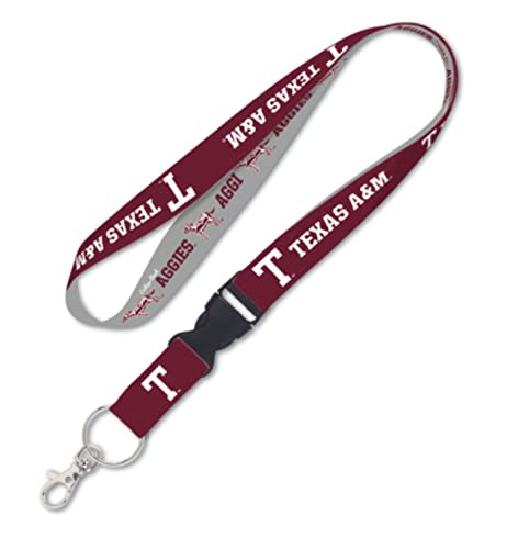 Texas A&M Aggies Lanyard with Detachable Buckle, 1