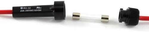 EKM Inline Fuse Holder w/ 1 amp Fuse