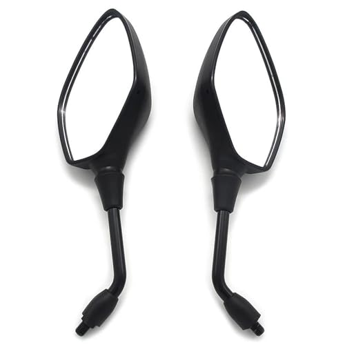 Espejos retrovisores de 10mm universales en color negro para moto Honda 2