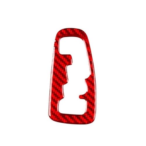 Panel de engranajes con apariencia de carbono rojo premium para Grand Caravan 2011-2020