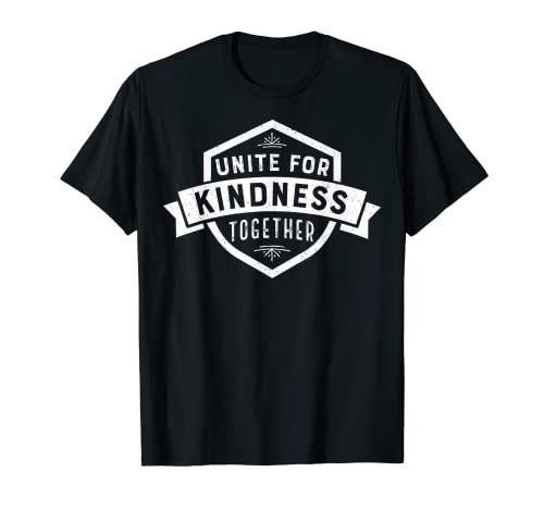 Unite Kindness Anti Bullying Hombres Mujeres & Día de la unidad de la muchacha adolescente Camiseta