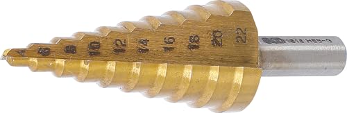 BGS 1618 | Stufenbohrer | titannitriert | Ø 4 - 22 mm