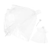 Coiffe de mariée - taille compacte et pour un transport et un rangement faciles et cette robe de mariée de poupée est un bon pour décorer poupée, voile