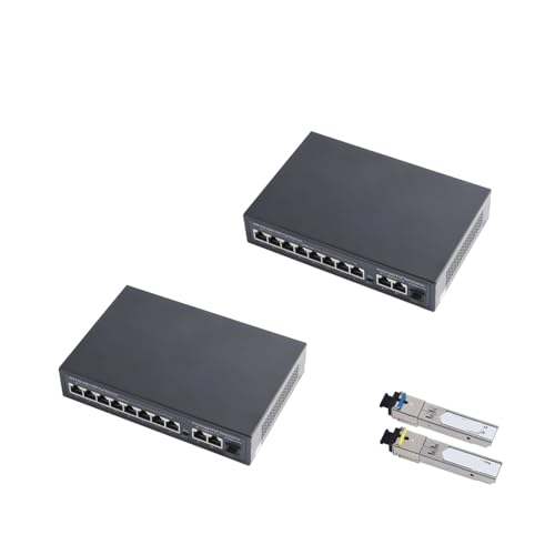Commutateur POE pour caméras de surveillance et réseau domestique étendu SFP