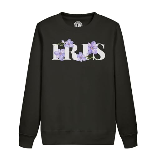 Sweatshirt enfant iris fleurs un vêtement doux rempli d'amour