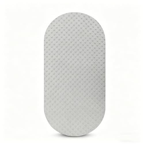 Image of Owlowla Bassinet Sheets Set Universal Fitted Baby Bassinet Pad Mattress | Soft Breathable Minky Cradle Sheets Fit for Hourglass Oval Rectangle Mattress for Baby Boys Girls