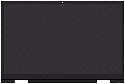 LCDOLED Replacement for HP ENVY x360 15-ee 15z-ee 15m-ee 15m-ee0013dx 15m-ee0023dx 15-ee0047nr L93183-001 L93181-001 15.6 inches FullHD IPS LCD Display Touch Screen Digitizer Assembly Bezel with Board