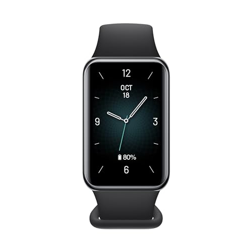 Image of HONOR Band 9 (Black) | 1.57-inch AMOLED Display | Curved Edge Design | Upto 14 Days Battery Life | 5ATM | 60Hz Refresh Rate | BT5.3 | SpO2, Heart Rate, Sleep, Stress & Menstrual Cycle Tracker