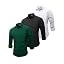 Dark Green Black White