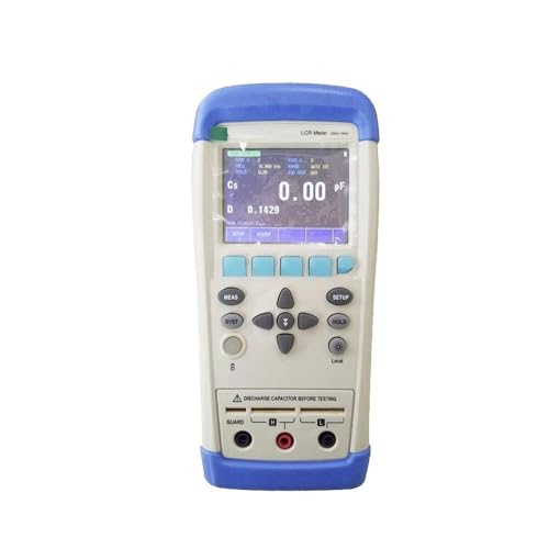 YFYIQI Portable LCR Meter LCR Component Tester with Test Functions C-D C-Q C-R L-D L-Q L-R L-Rdc R-Q R-X R-Rdc Rdc Z-D Z-Q Z-θr Z-θd DCR Accuracy 0.2% Touch Screen
