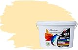 RyFo Colors Silikonharz Fassadenfarbe Lotuseffekt Trend Honiggelb 10l - bunte Fassadenfarbe, weitere Gelb Farbtöne und Größen erhältlich, Deckkraft Klasse 1