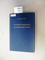 Gesammelte Abhandlungen Zur Okonomischen Theorie 342800972X Book Cover