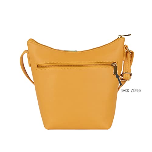 Image of Baggit Women Hobo Sling Bag Small Size | Ladies Stylish Casual Cross Body Purse Handbag