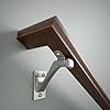 Franklin Brass Classic Edge 3 in. (76 mm) Handrail Bracket in Matte Nickel (4-Pack), B47253D-MN-C #1
