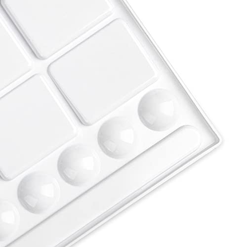 Amazon Basics 20-Well Paint Tray Palettes, White #TOP2
