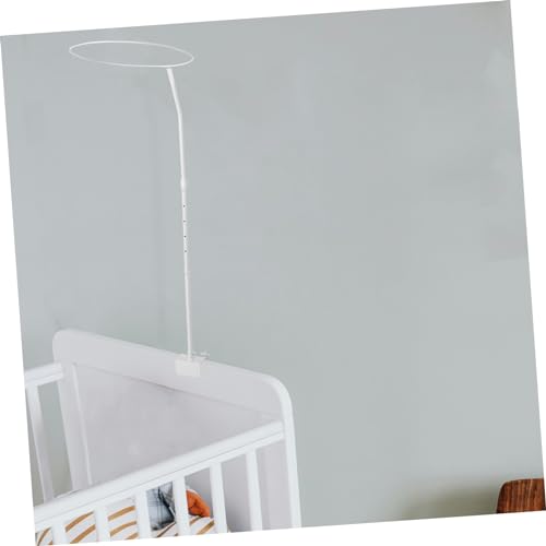 Support de moustiquaire de lit bébé blanc pour des nuits sereines