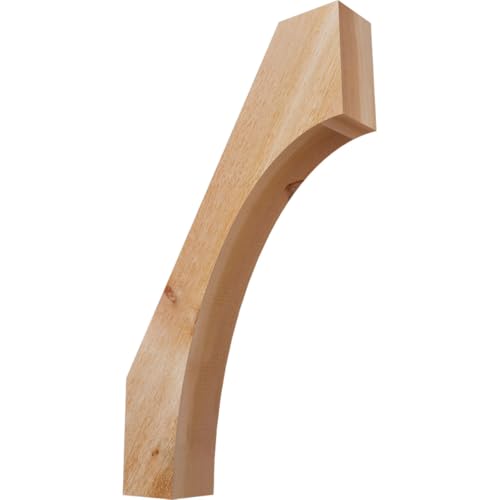 Ekena Millwork BRC04X18X30WTL00RWR 4"W x 18"D x 30"H Westlake Rough Sawn Knee Brace, Western Red Cedar