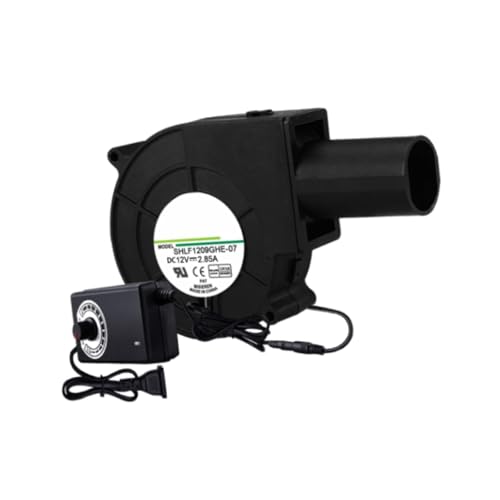 Image of BBQ Blower Portable Electric Air Blower for Charcoal Starter Outdoor Bellows