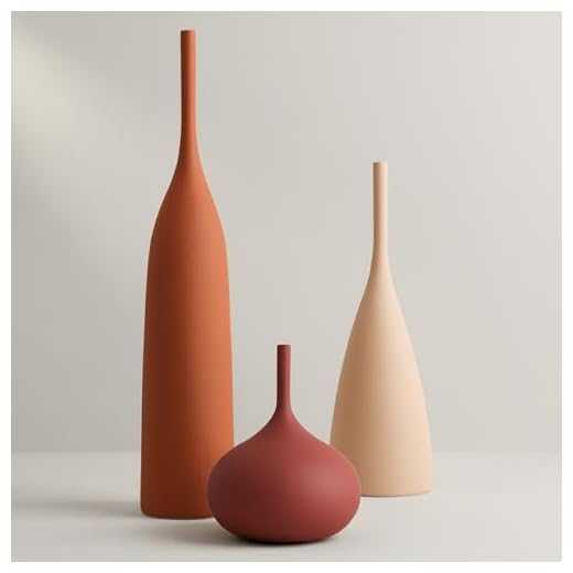 DecoVlog Ceramic Vases Set of Three