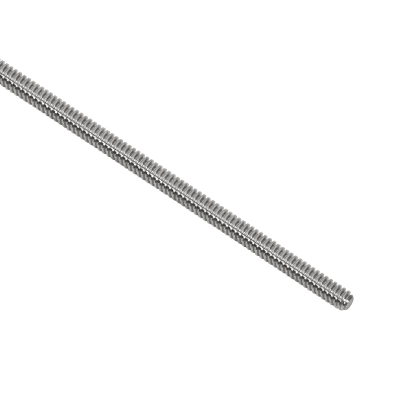 Printer Accesstories 500Mm T8 Lead Screw and Brass Nut (Acme Thread, 2Mm Pitch, 4 Starts, 8Mm Lead) for 3D Printer Z Axis| | - - (Color: Silver)