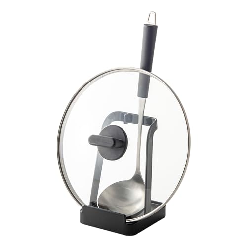 YAMAZAKI Home Tower Ladle Holder - Lid Stand For Utensils In Kitchen - Steel