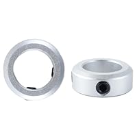 Ausi 4er Set Stellringe Welle 14mm Bohrung 22 x 8mm Breite Wellensicherungsring Tiefenanschlagringe für Rad Schubkarre Achse Getriebe Montage CNC Werkzeugmaschinen