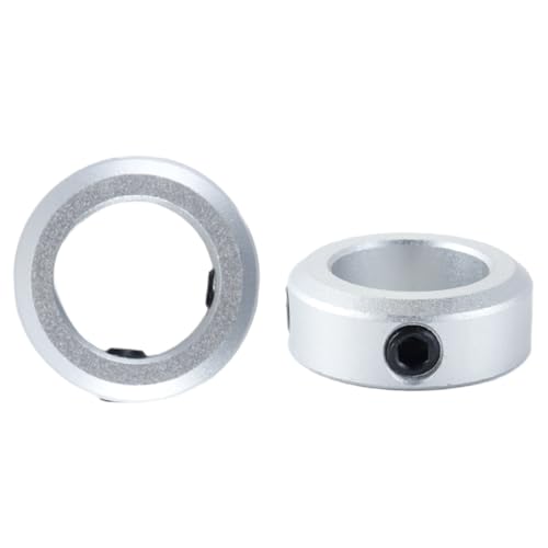 Ausi 4er Set Stellringe Welle 14mm Bohrung 22 x 8mm Breite Wellensicherungsring Tiefenanschlagringe für Rad Schubkarre Achse Getriebe Montage CNC Werkzeugmaschinen