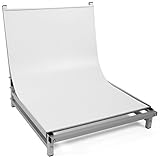 Lieferumfang: Fototisch incl. 1 Hintergrundplatte Polystone (opal-durchscheinend) farbneutral.