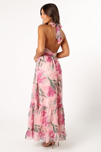 Image of Petal & Pup Women's Lennon Halterneck Maxi Dress
