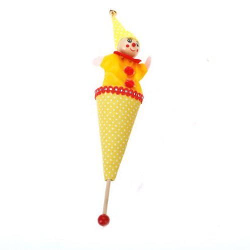Hide And Seek Clown Smiley Face Kids Toy w/ Bell