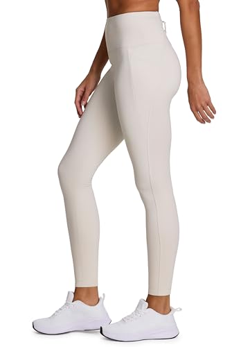 Avalanche Women's Fleece Leggings with Waistband Pocket, Full Length Fleece Lined Hiking Legging Yoga Pants with Pockets4