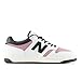 New Balance Men's 480 V1 Sneaker, White/Rosewood/Black, 5.5